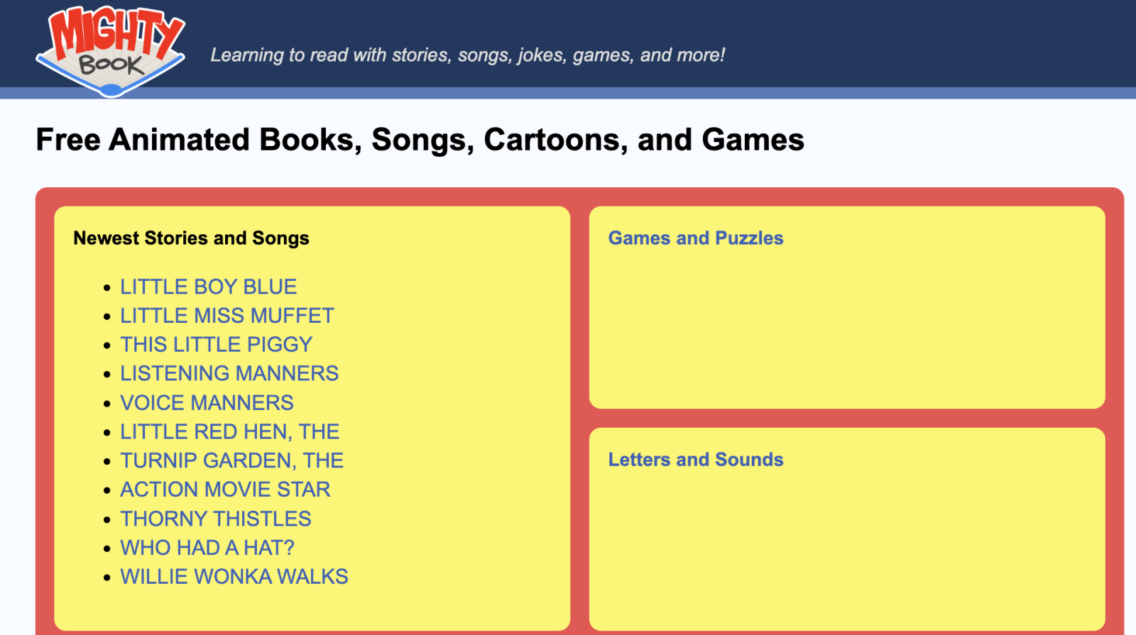 MightyBookのトップ画面