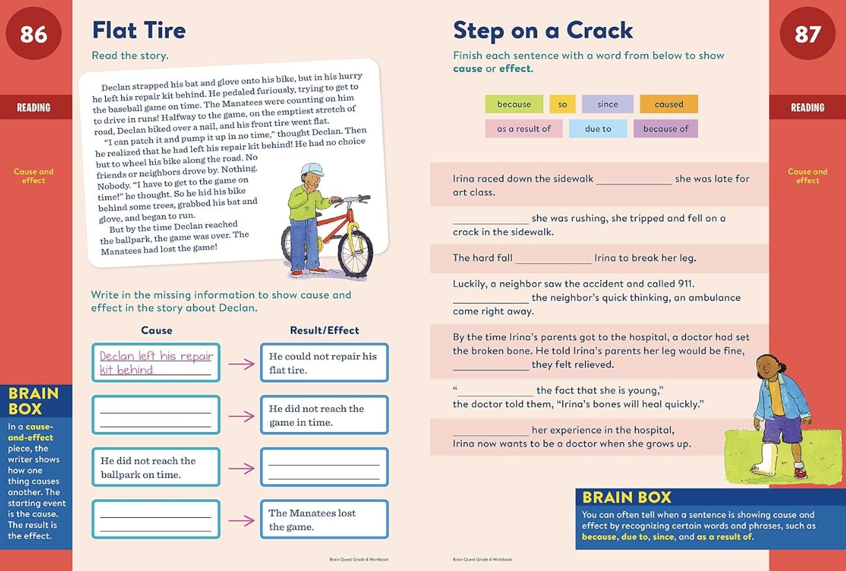 Brain Quest Workbookサンプル画像
