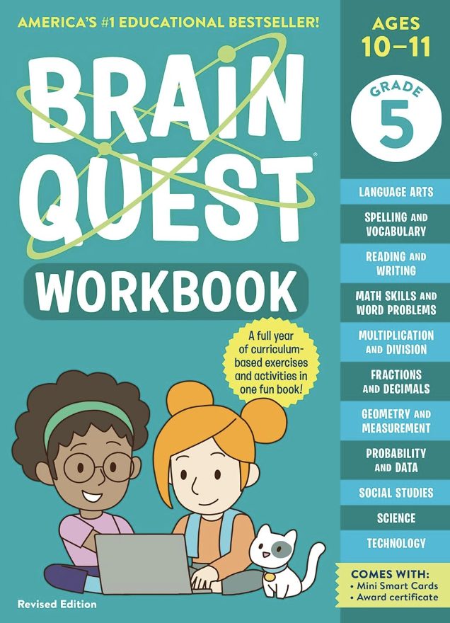 Brain Quest workbook grade5の表紙