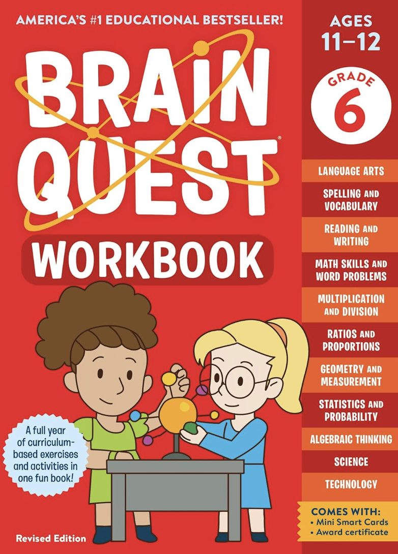brain quest workbook grade6の表紙