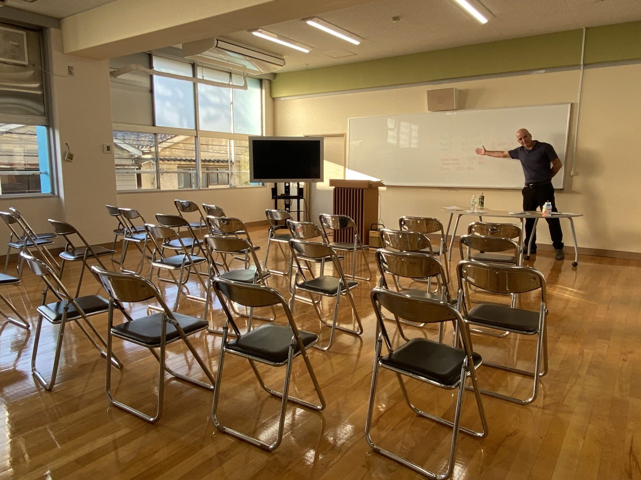 OWISの学校説明会の会場